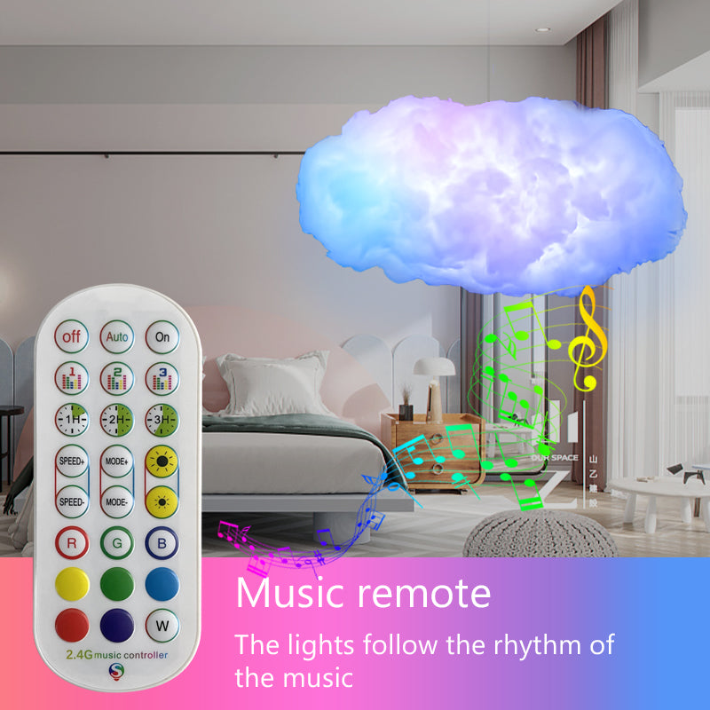 AmbientCloud 3D RGBIC USB Light - Music Sync and Lightning Simulation for Your Home