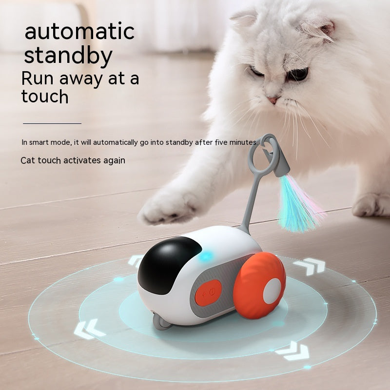 Smart Remote Cat Toy: USB Charge, Self-Moving, Chasing Fun!