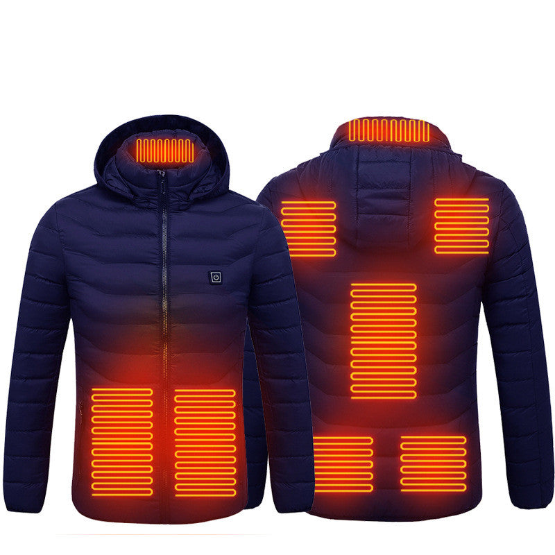HeatX Pro: Unisex Heated Jacket with Heat Zones and Insulated Hood