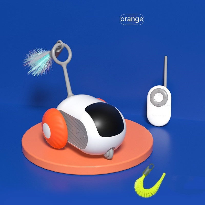 Smart Remote Cat Toy: USB Charge, Self-Moving, Chasing Fun!
