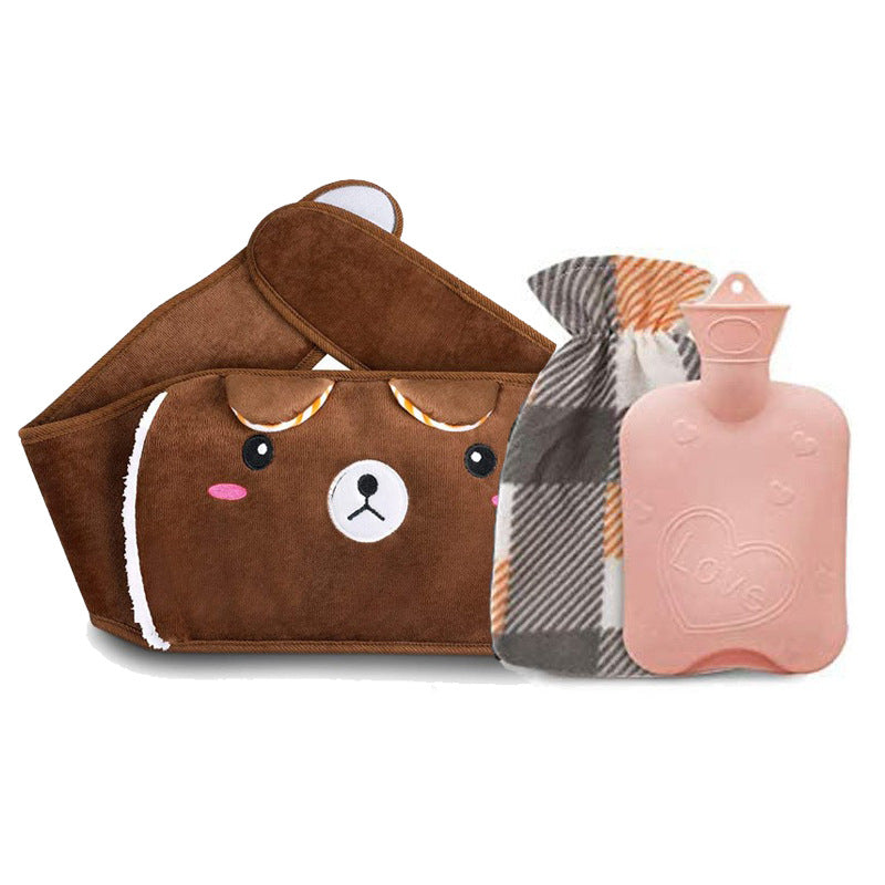 Cute Animal Warmer: Stay Cozy with a Large Water Pouch Belt and Adorable Heating Pad – Your Ultimate Winter Comfort Accessory!