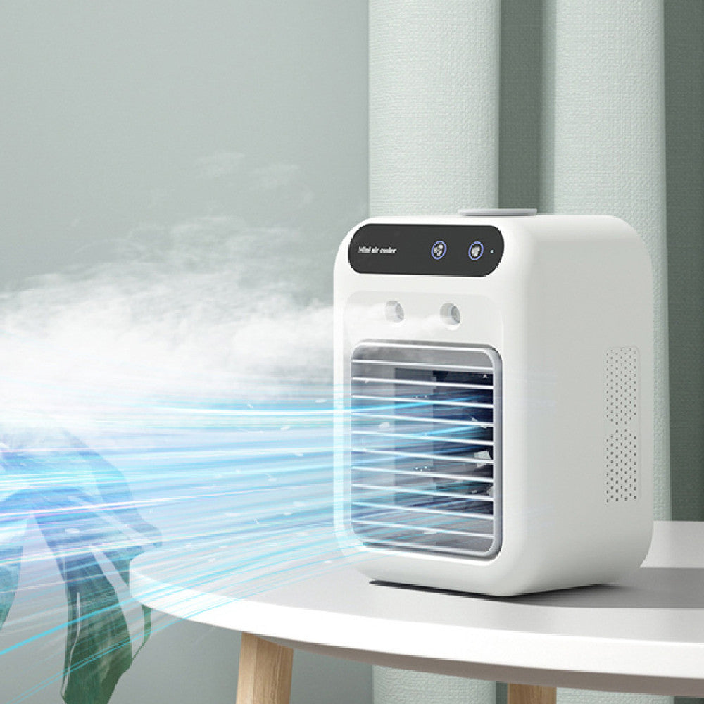 Versatile Portable Cooling Solution: Air Conditioner, Air Cooler, and Fan with Water Cooling for Rooms, Offices, and Cars