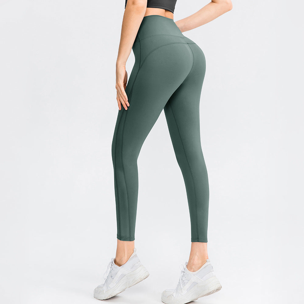 Seamless High-Waisted Yoga Pants for a Sculpted Look!