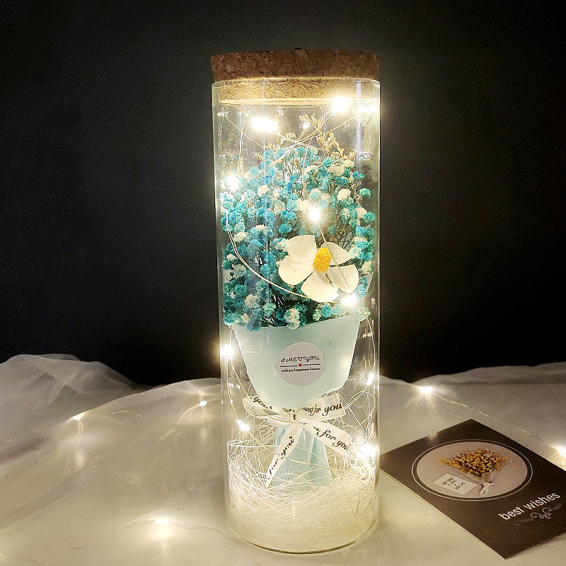 Handmade Bouquet of Love: Sunflower Gypsophila β The Perfect Valentine's Day Gift!