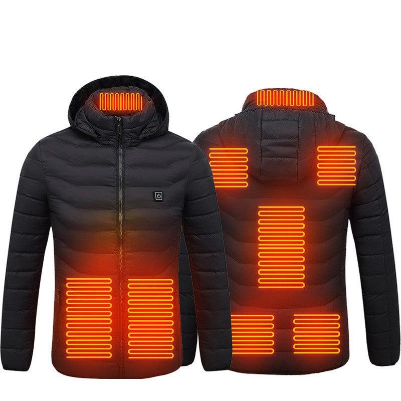 HeatX Pro: Unisex Heated Jacket with Heat Zones and Insulated Hood