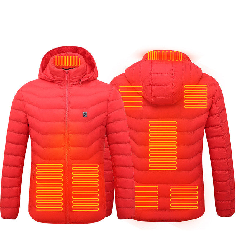 HeatX Pro: Unisex Heated Jacket with Heat Zones and Insulated Hood