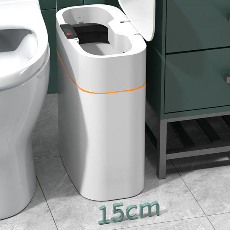 IntelliBin: Sleek Lid-Equipped Smart Trash Can for Bedroom, Living Room, and Kitchen Storage