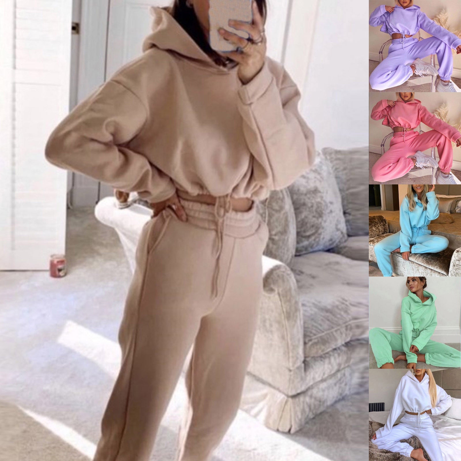 Sexy 2-Piece Sweatsuits for Active Elegance!