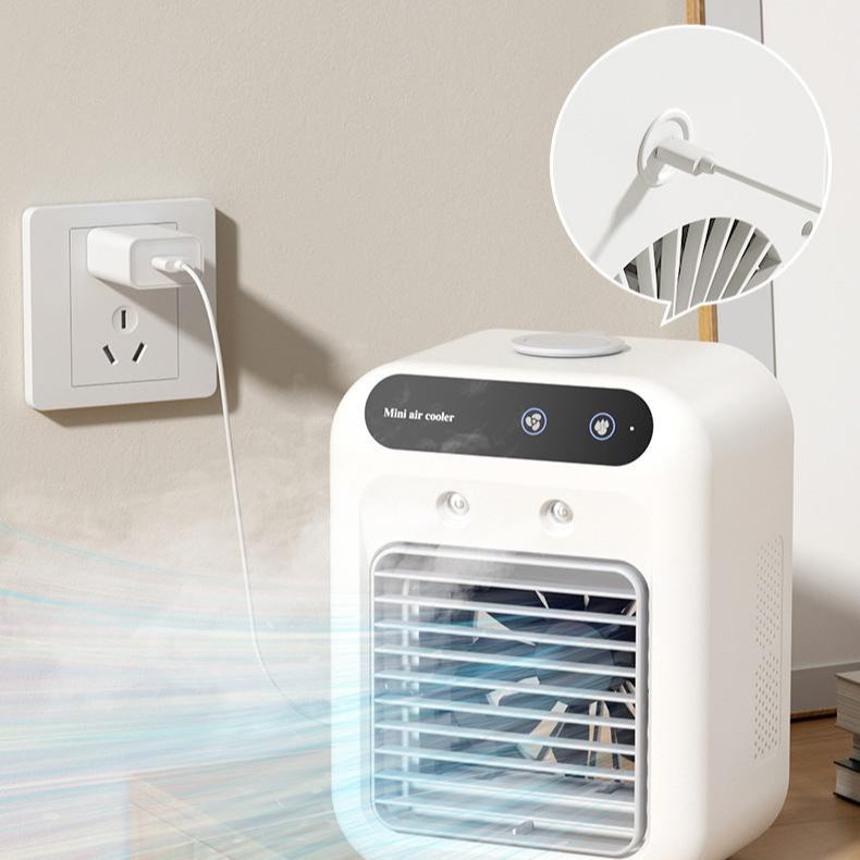 Versatile Portable Cooling Solution: Air Conditioner, Air Cooler, and Fan with Water Cooling for Rooms, Offices, and Cars