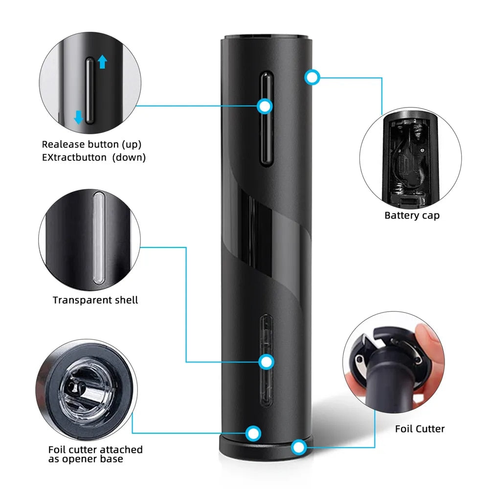 USB Rechargeable and Battery Powered Electric Wine and Beer Bottle Opener