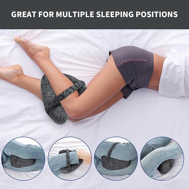 Ergonomic Knee Pillow for Comfortable Sleep & Posture Support | Premium Leg Cushion for Side Sleepers