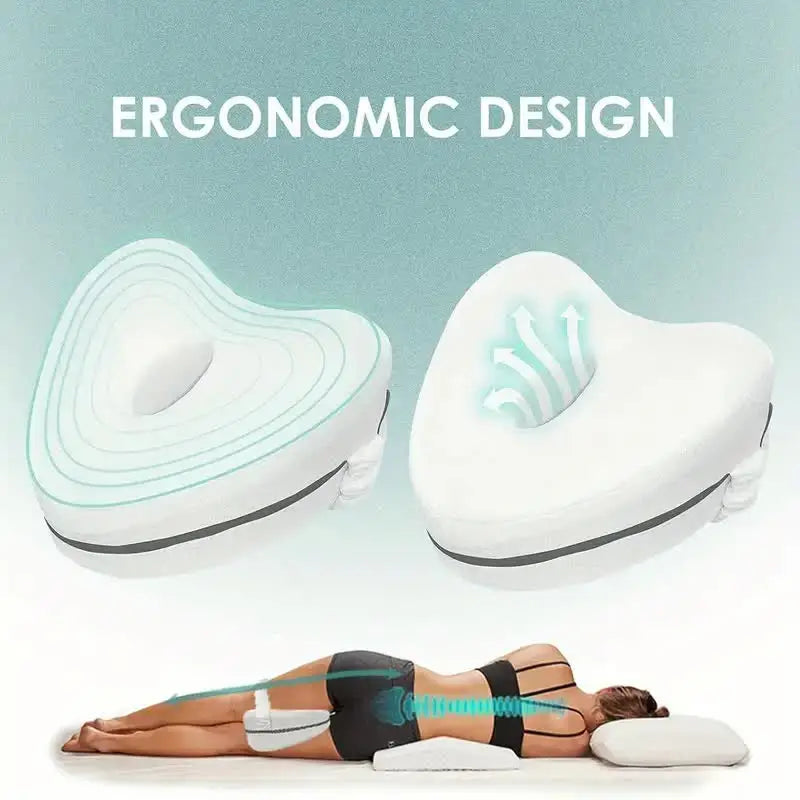 Ergonomic Knee Pillow for Comfortable Sleep & Posture Support | Premium Leg Cushion for Side Sleepers