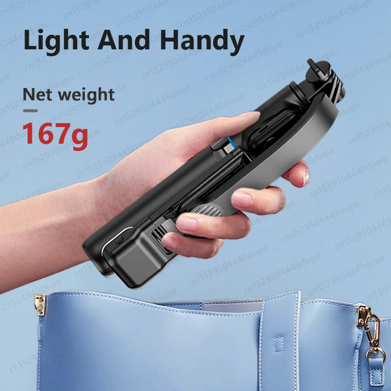 Selfie Stick Tripod with Detachable Phone Holder Wireless Bluetooth Portable Stabilizer for Smartphones