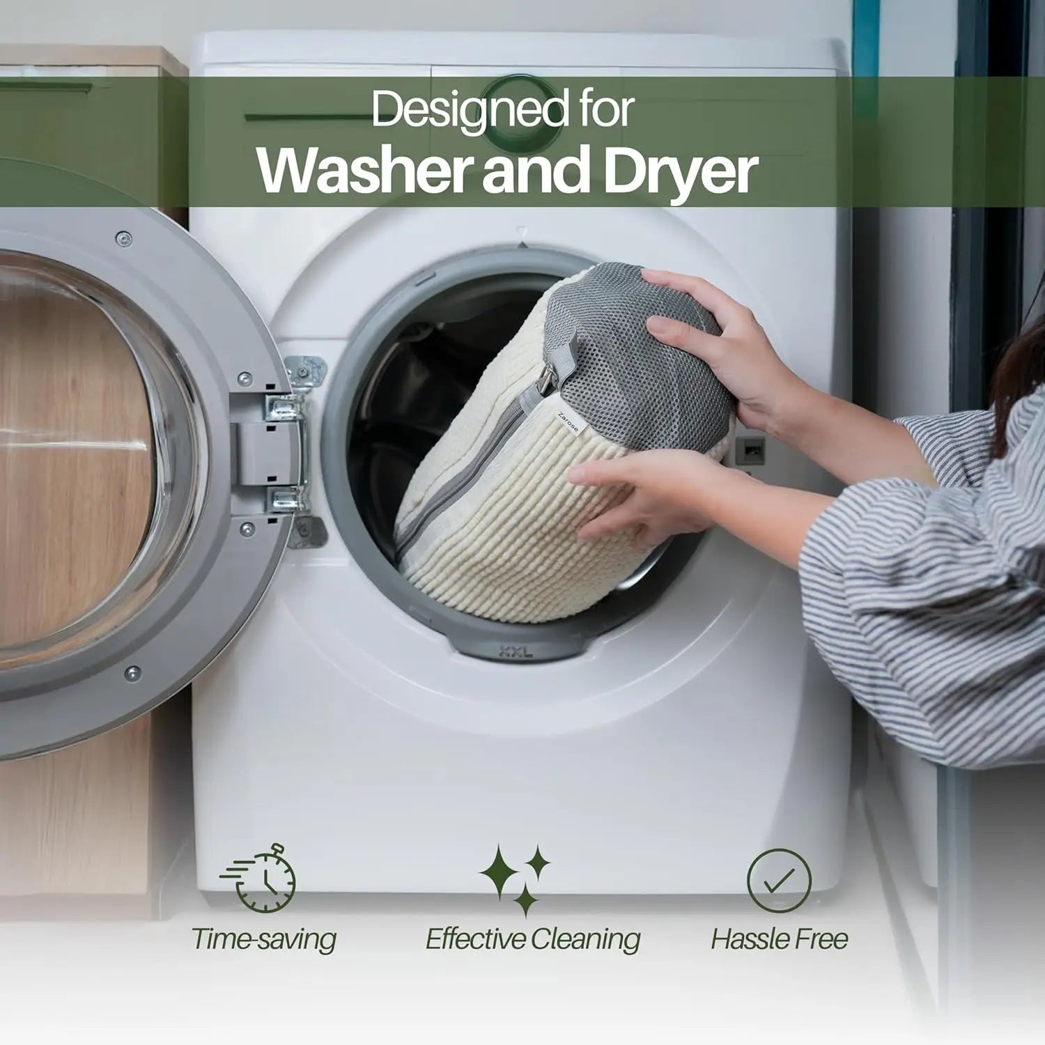 SneakerGuard™ Shoe Washing Bag – Machine-Safe Deep Clean Without Damage