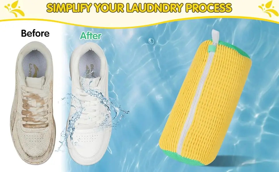 SneakerGuard™ Shoe Washing Bag – Machine-Safe Deep Clean Without Damage