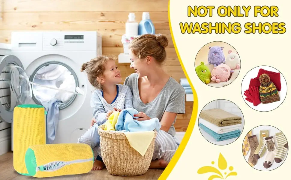SneakerGuard™ Shoe Washing Bag – Machine-Safe Deep Clean Without Damage