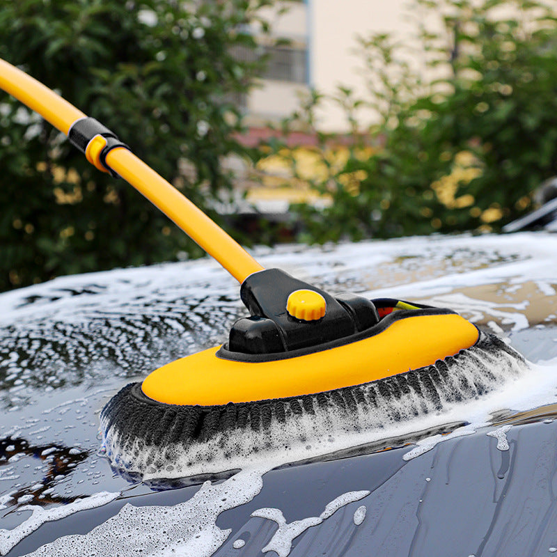 Car Washing Mop - Adjustable 3-Section Cleaning Brush for Cars, Windows, Wheels, and Dust