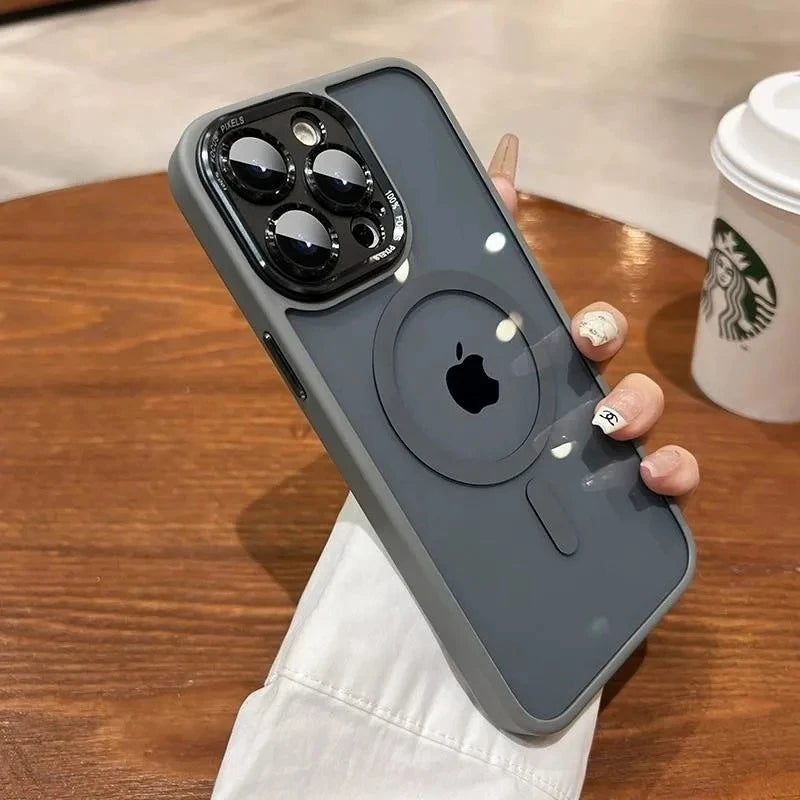 Premium Transparent MagSafe Case for iPhones – Sleek, Luxurious, and Premium Quality!