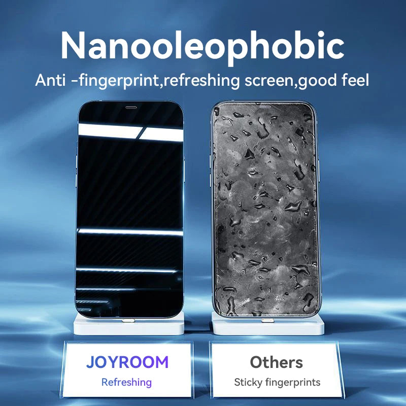 Joyroom HD Tempered Glass Screen Protector for iPhones – Full Coverage