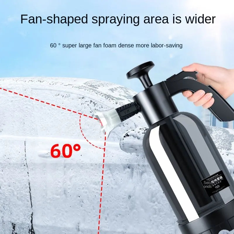 2L Adjustable Foam Sprayer for Professional-Grade Cleaning