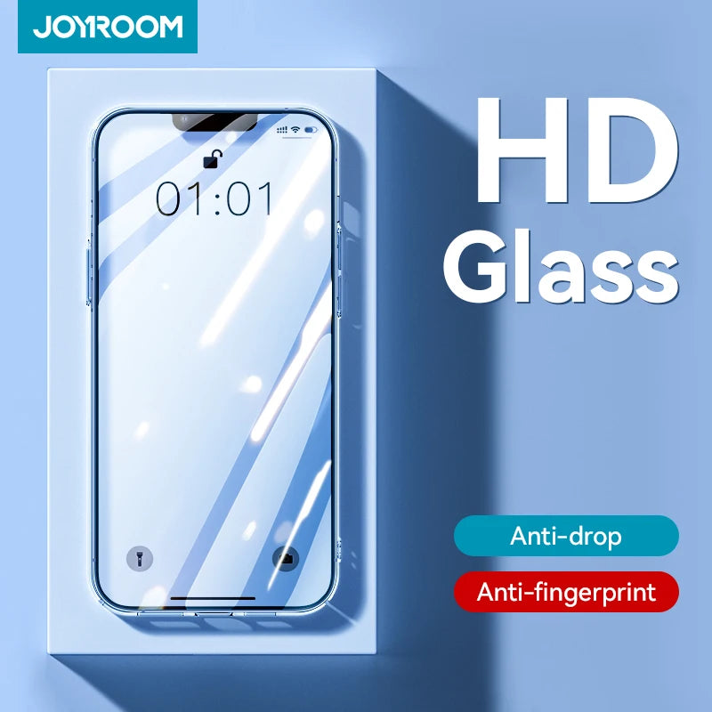 Joyroom HD Tempered Glass Screen Protector for iPhones – Full Coverage