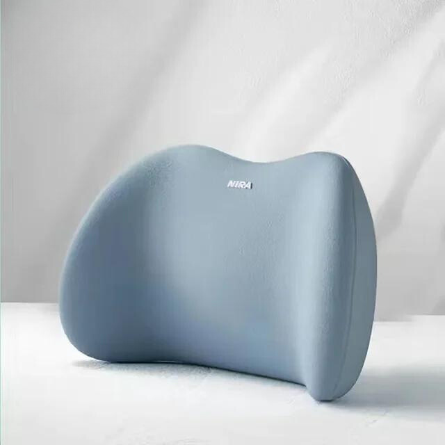 Premium Ergonomic Memory Foam Headrest & Lumbar Support