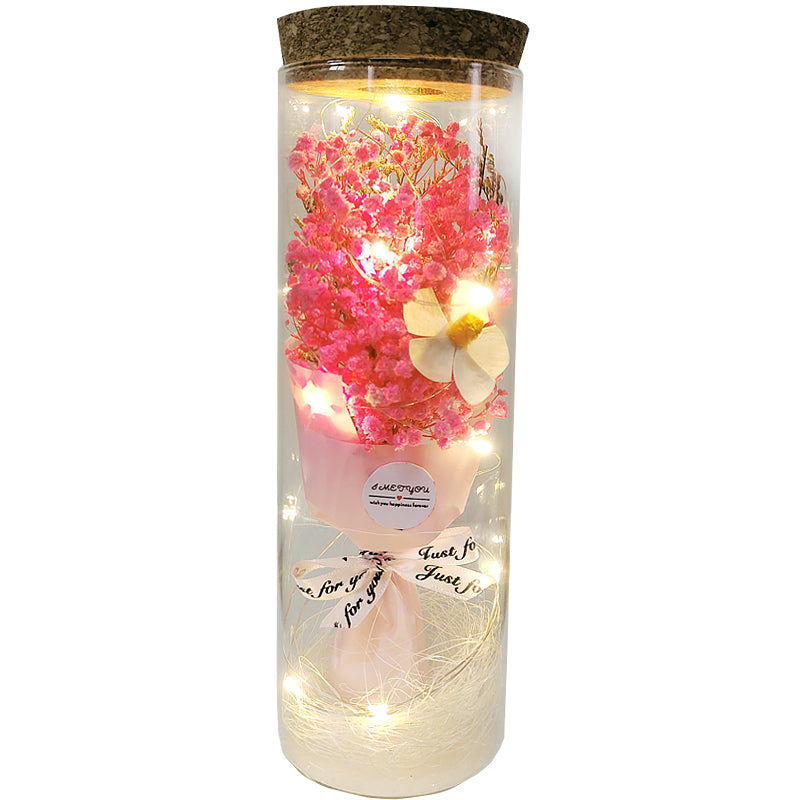 Handmade Bouquet of Love: Sunflower Gypsophila β The Perfect Valentine's Day Gift!