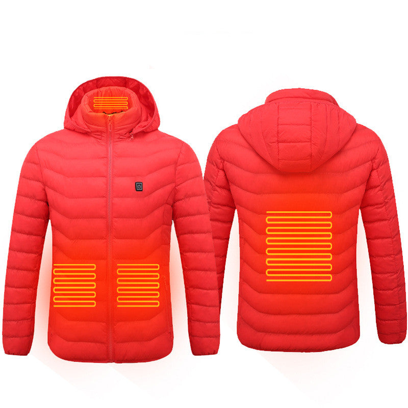 HeatX Pro: Unisex Heated Jacket with Heat Zones and Insulated Hood