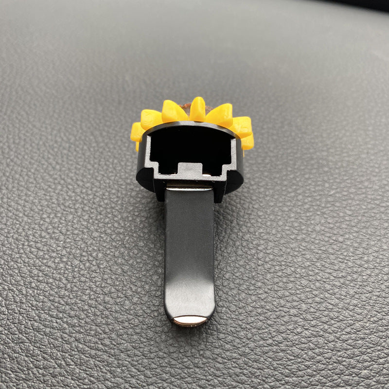 Sunflower Flower Car Vent Perfume Clip for Stylish and Fragrant Travel!