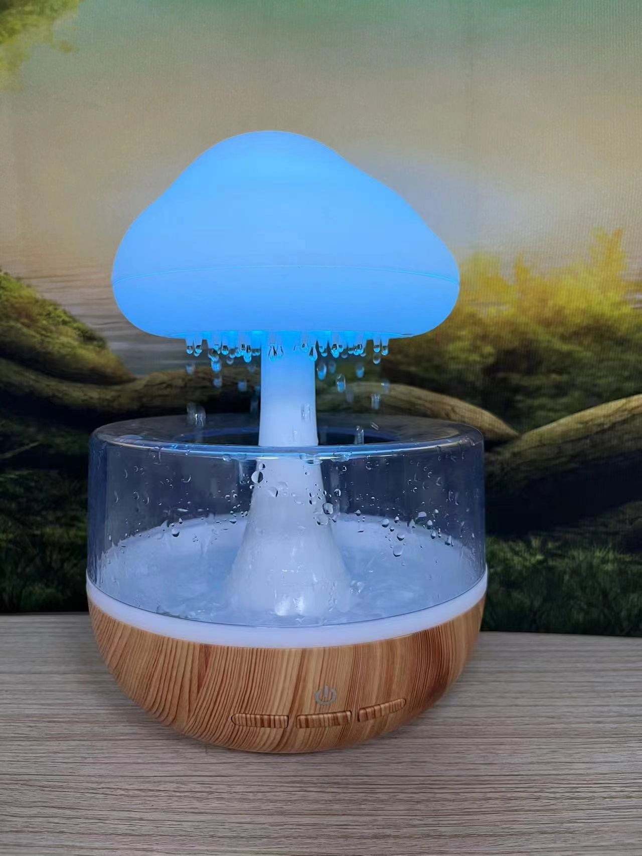 Raining Cloud Aroma Mushroom Lamp: Illuminate, Aromatize, and Humidify!