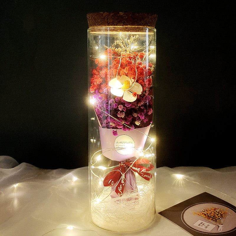 Handmade Bouquet of Love: Sunflower Gypsophila β The Perfect Valentine's Day Gift!