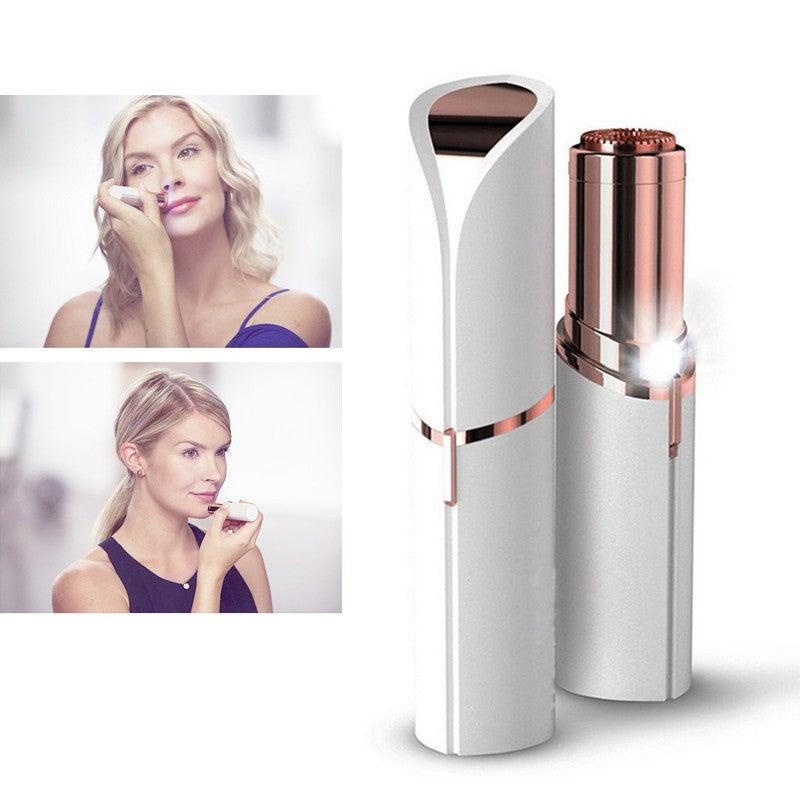 Lipstick Shaped Ladies Electric Hair Removal Machine: Eyebrow Trimmer and Shaver