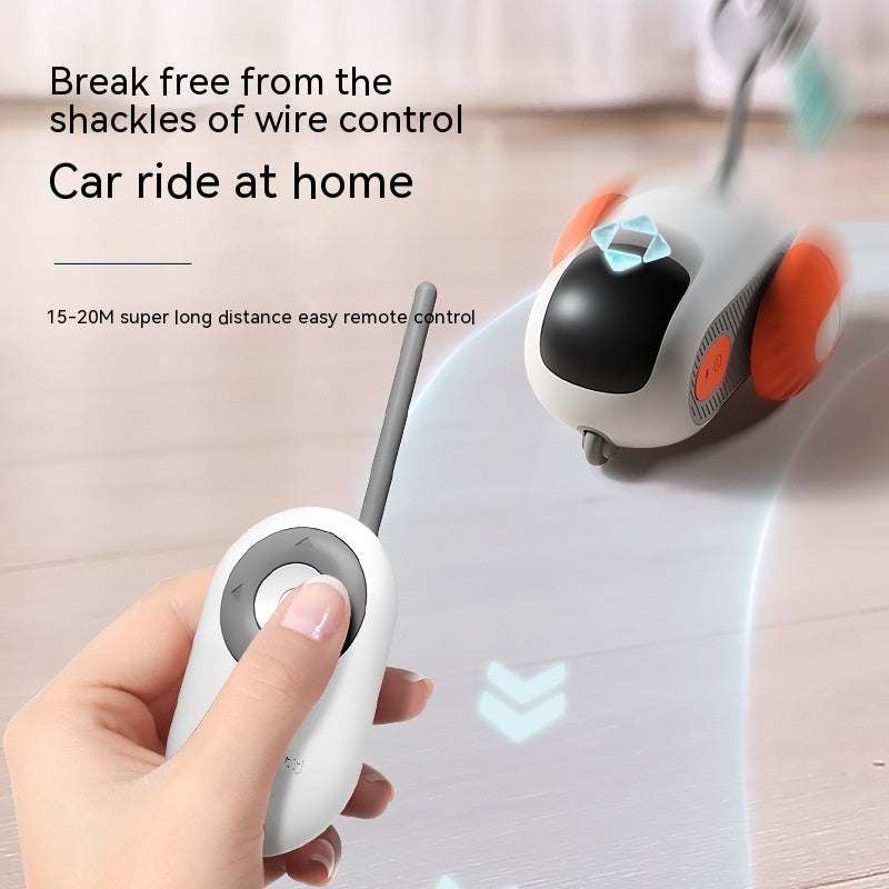 Smart Remote Cat Toy: USB Charge, Self-Moving, Chasing Fun!