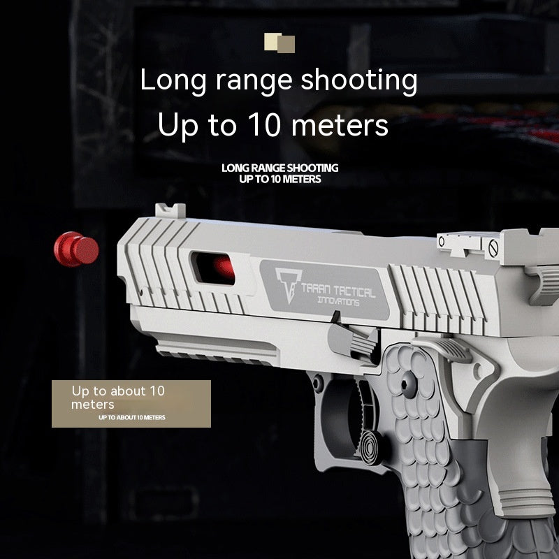 Automatic Mechanical Launching Shell Soft Bullet Gun Toy