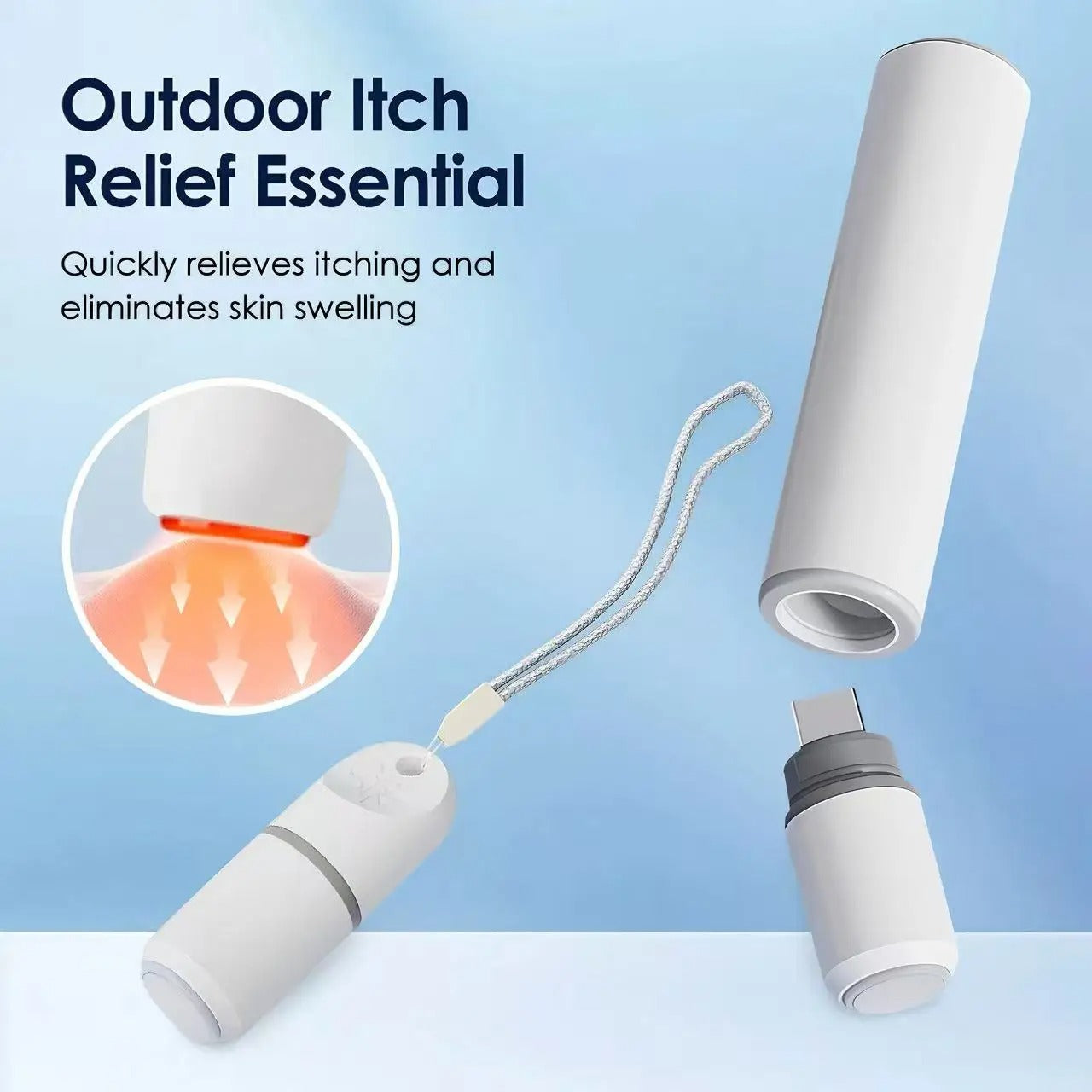 Bug Bite Heat Relief Pen – Chemical-Free Itch Soothing Device