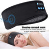 Wireless Bluetooth Sleeping Headband with Thin Soft Elastic Comfort for Side Sleepers and Sports – Music Earphones and Eye Mask Combo