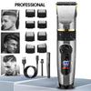 Professional Rechargeable Hair Clipper: Precision Grooming with LED Screen