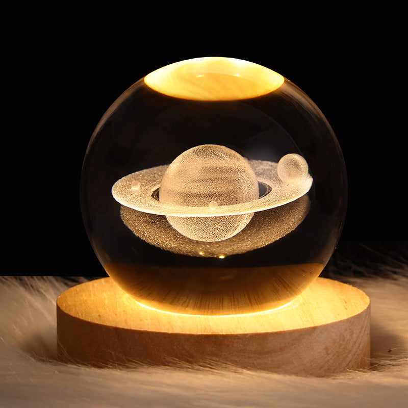 3D Planet Moon Lamp for Enchanting Bedroom Decor, Perfect for Kids' Parties and Memorable Birthday Gifts!