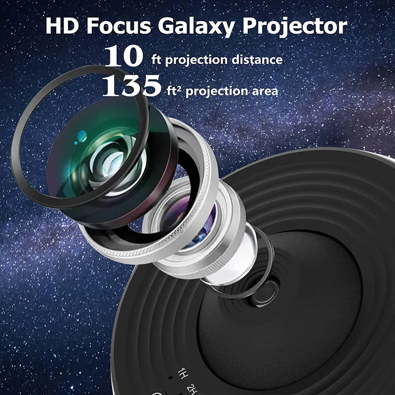 StarrySphere360: Celestial Dreams Galaxy Projector