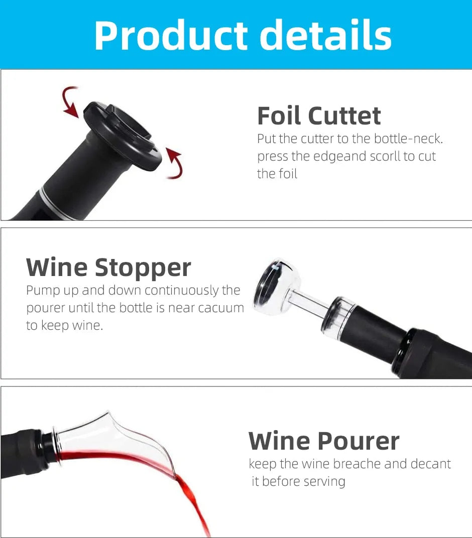 USB Rechargeable and Battery Powered Electric Wine and Beer Bottle Opener