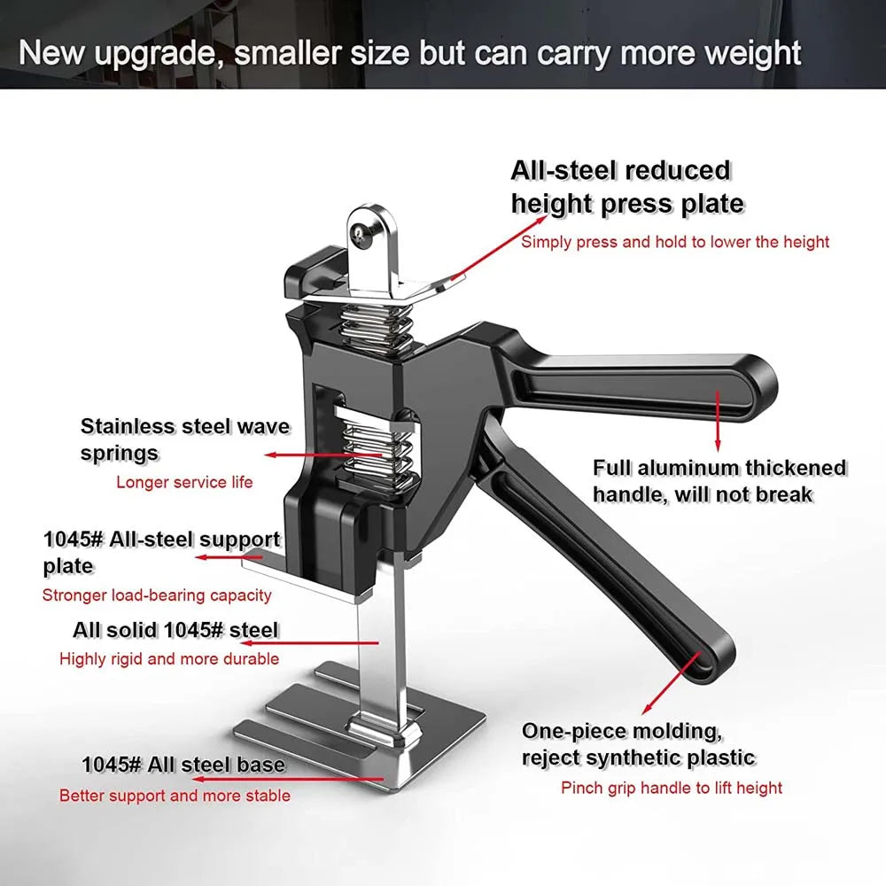 Multifunctional Furniture Lifter Set: Labor-Saving Arm Cabinet Jack for Easy Sheet Repair and Moving - Non-Slip Lift Tool