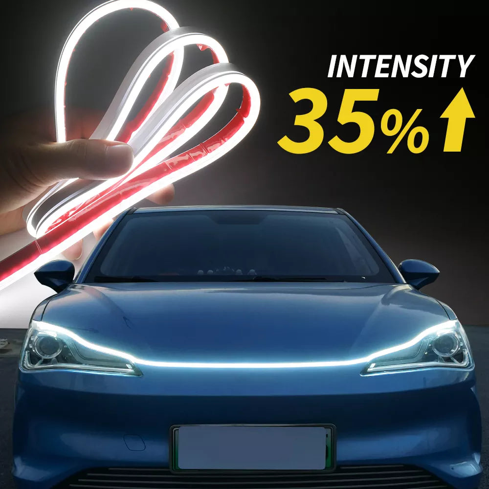 Cutting-edge, All-Weather Car Hood Lights with an Innovative Start Scan Functionality!