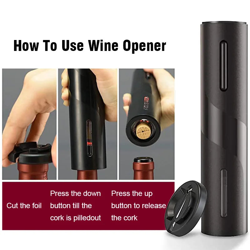 USB Rechargeable and Battery Powered Electric Wine and Beer Bottle Opener