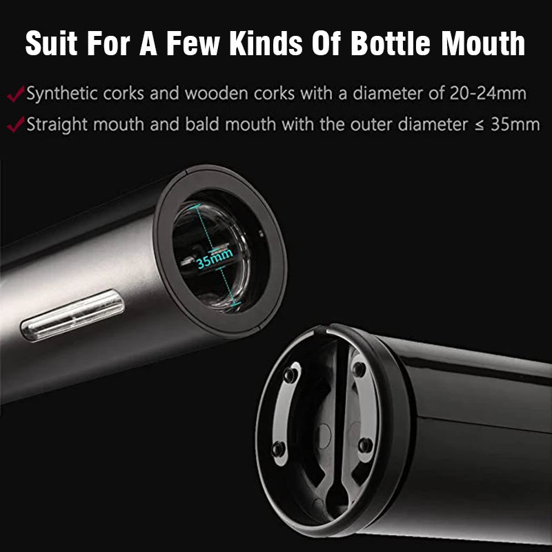 USB Rechargeable and Battery Powered Electric Wine and Beer Bottle Opener