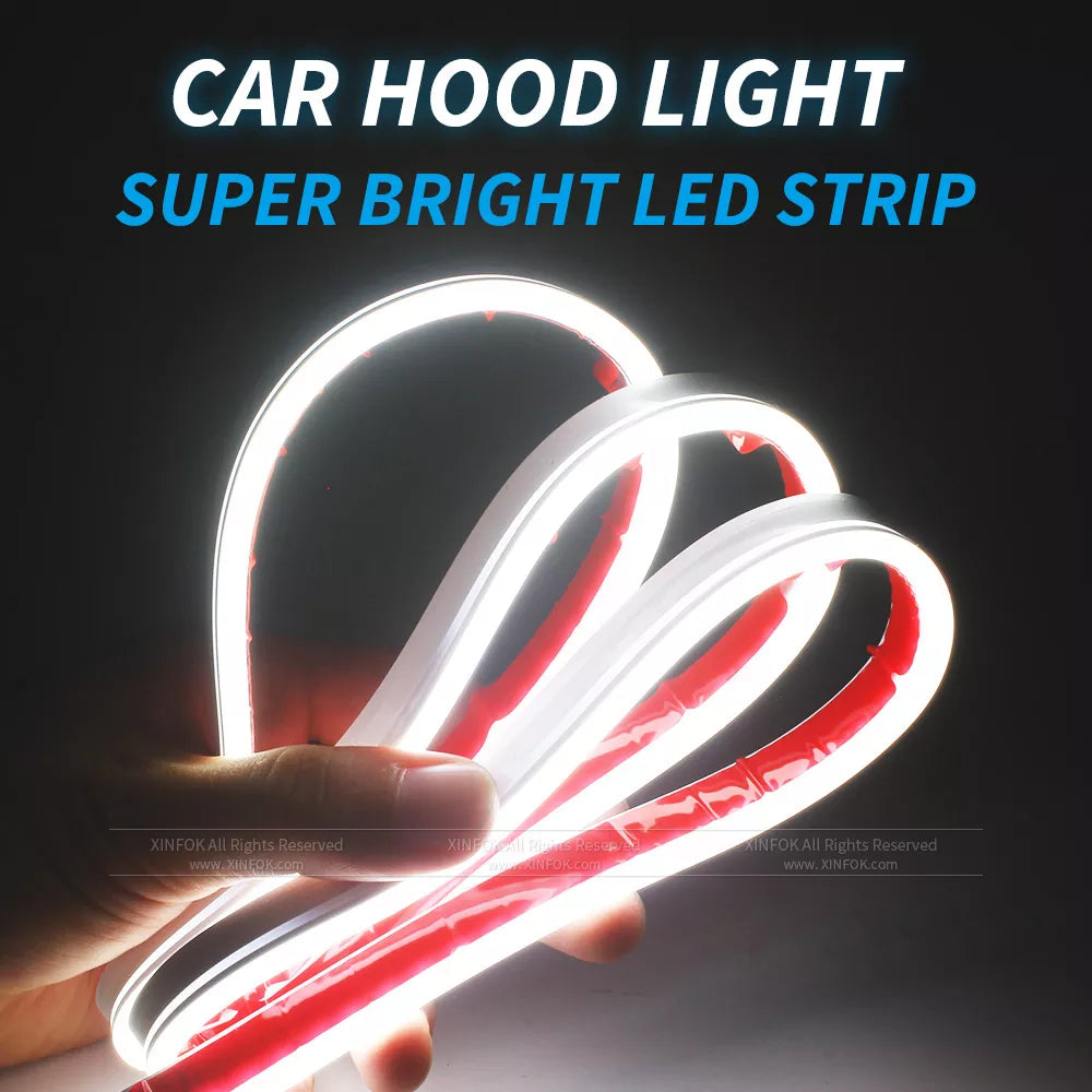 Cutting-edge, All-Weather Car Hood Lights with an Innovative Start Scan Functionality!