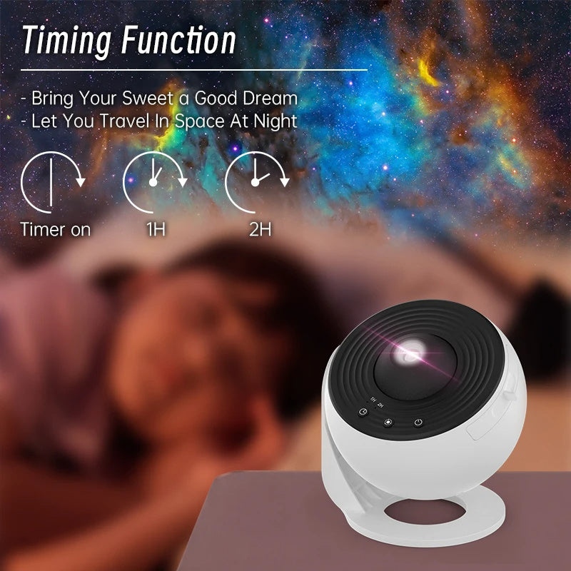 StarrySphere360: Celestial Dreams Galaxy Projector