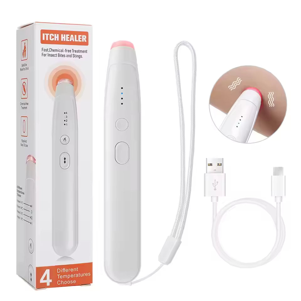 Bug Bite Heat Relief Pen – Chemical-Free Itch Soothing Device
