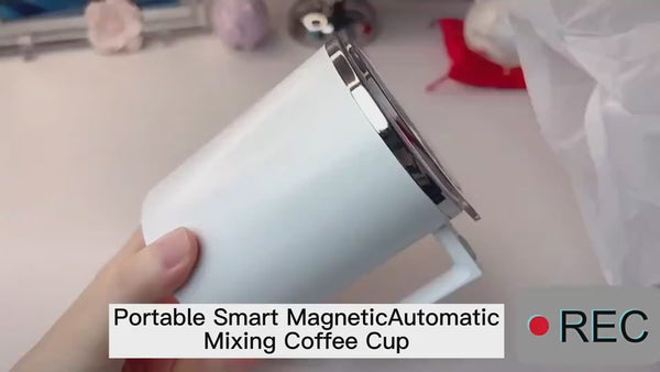 SmartMix Pro: Automatic Stirring Mug for Effortless Blends! for Home, Office, and Travel