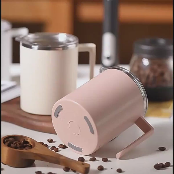 SmartMix Pro: Automatic Stirring Mug for Effortless Blends! for Home, Office, and Travel